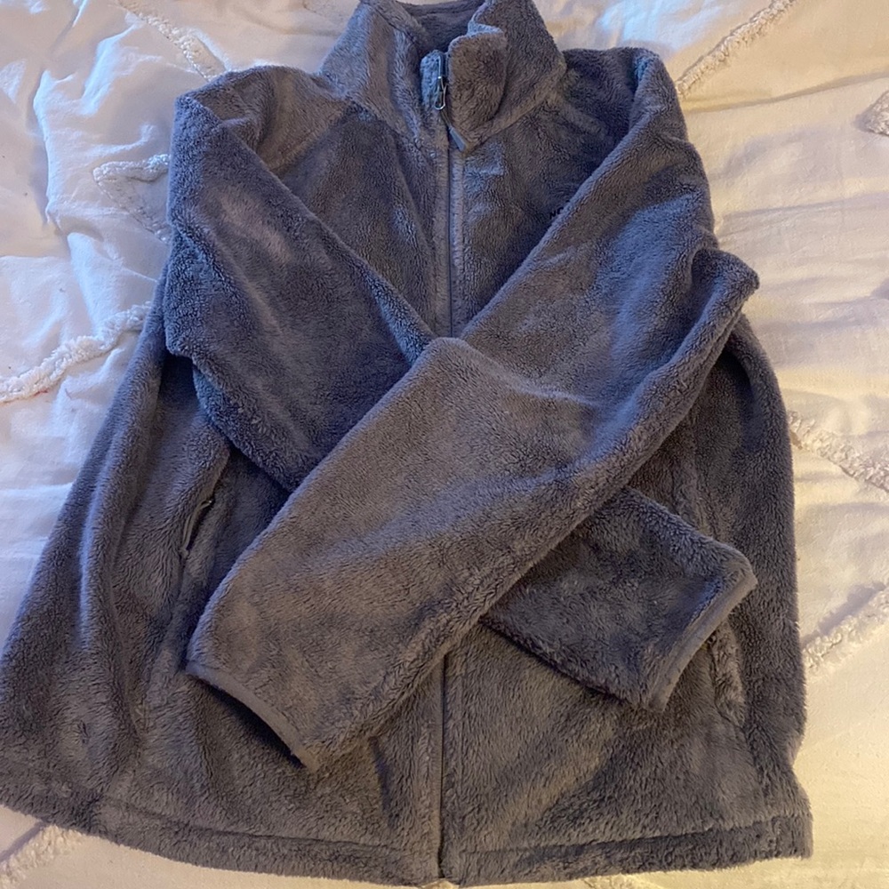 Gray north face jacket